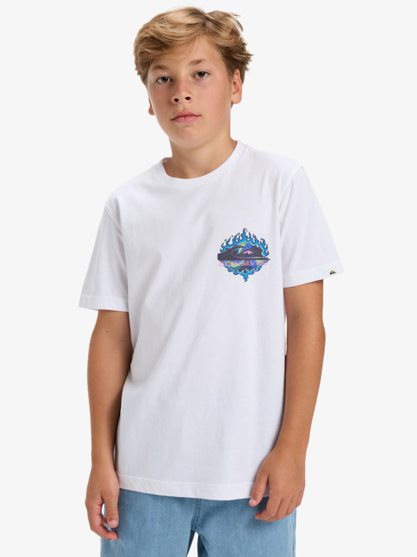 Ev In Flames - Short Sleeve T-Shirt for Boys 8-16  EQBZT04901