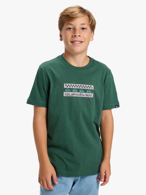 Ev Comp Check - Short Sleeve T-Shirt for Boys 8-16 EQBZT04902