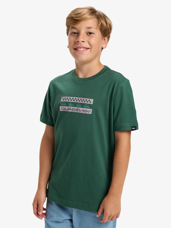 Ev Comp Check - Short Sleeve T-Shirt for Boys 8-16 EQBZT04902