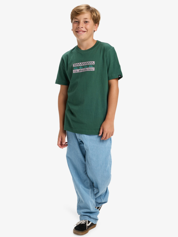Ev Comp Check - Short Sleeve T-Shirt for Boys 8-16 EQBZT04902