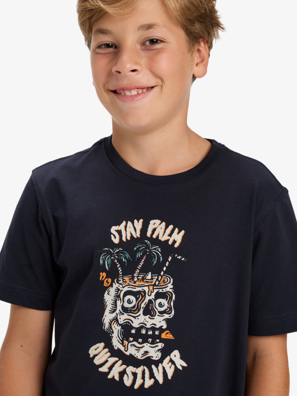 Ev Stay Palm - Short Sleeve T-Shirt for Boys 8-16  EQBZT04903