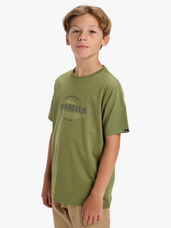 Ev Type Line - Short Sleeve T-Shirt for Boys 8-16  EQBZT04905