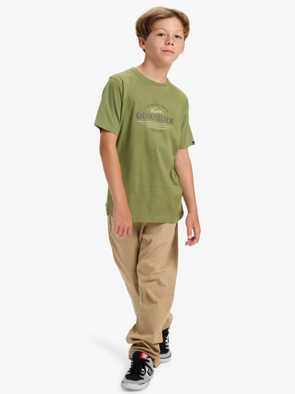 Ev Type Line - Short Sleeve T-Shirt for Boys 8-16  EQBZT04905