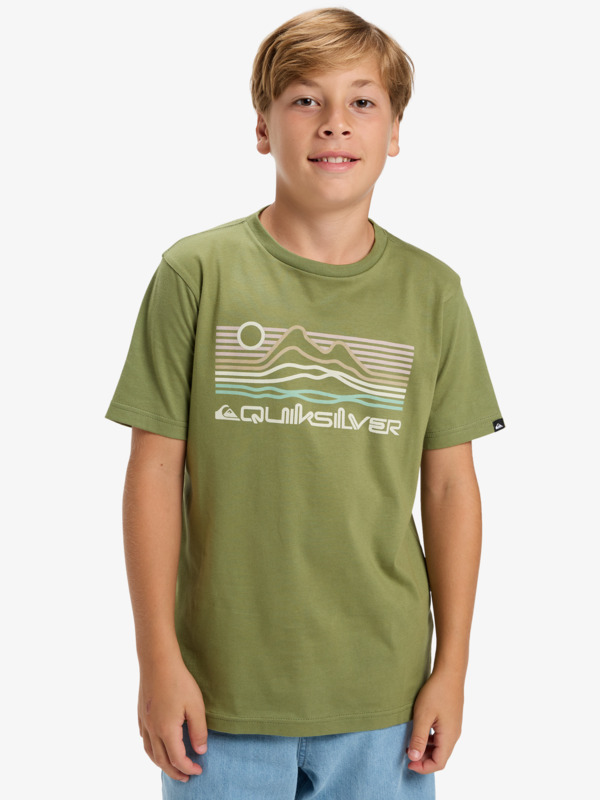 Ev Light Waves - Short Sleeve T-Shirt for Boys 8-16  EQBZT04907