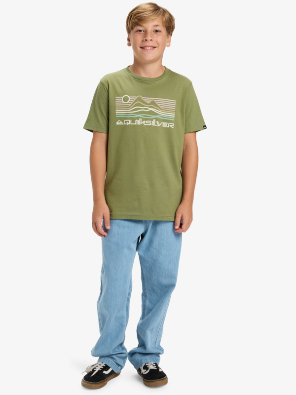 Ev Light Waves - Short Sleeve T-Shirt for Boys 8-16  EQBZT04907