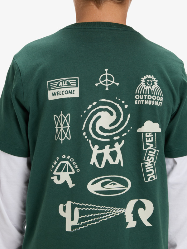 Hw Welcome All - Short Sleeve T-Shirt for Boys 8-16  EQBZT04913