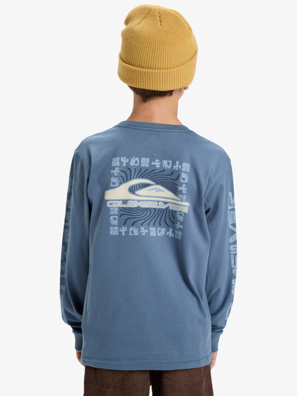 Evo Border Lines - Long Sleeve T-Shirt for Boys 8-16  EQBZT04914