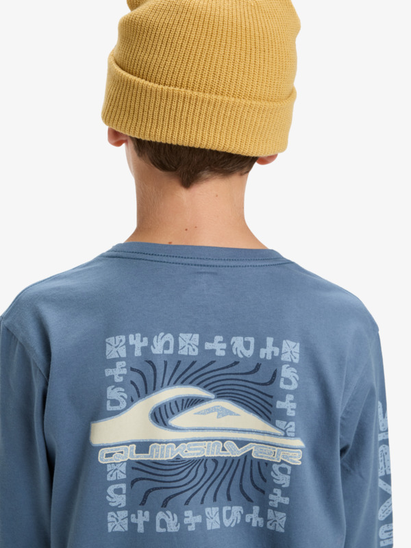 Evo Border Lines - Long Sleeve T-Shirt for Boys 8-16  EQBZT04914
