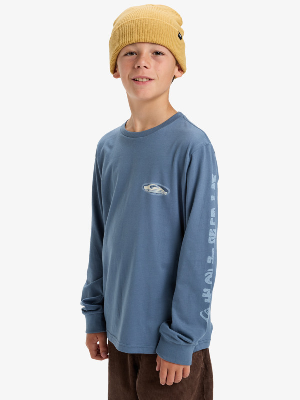 Evo Border Lines - Long Sleeve T-Shirt for Boys 8-16  EQBZT04914