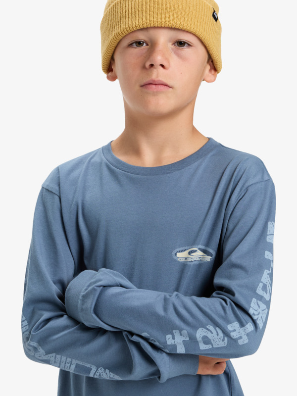 Evo Border Lines - Long Sleeve T-Shirt for Boys 8-16  EQBZT04914