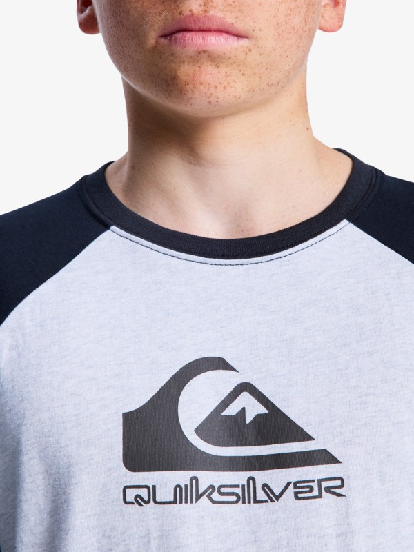 Ev Omni Logo Raglan - Long Sleeve T-Shirt for Boys 8-16  EQBZT04916