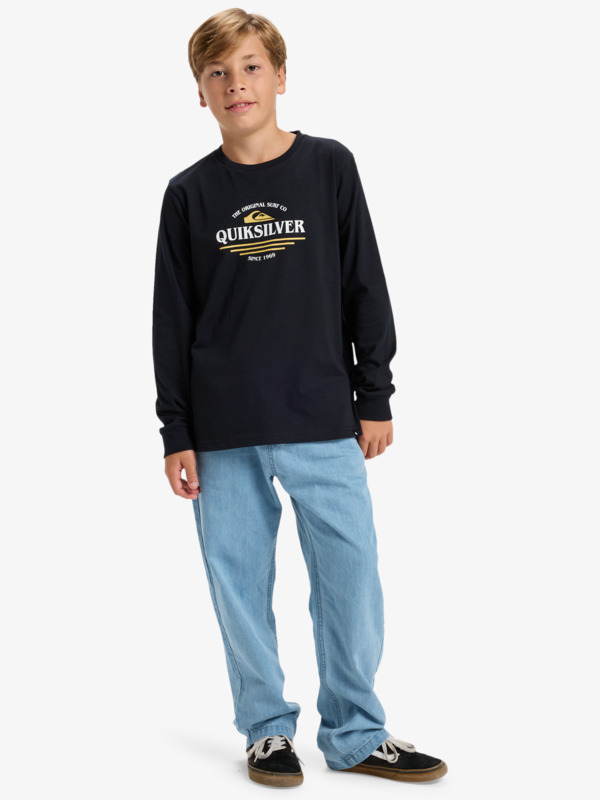 Ev Type Line - Long Sleeve T-Shirt for Boys 8-16  EQBZT04919