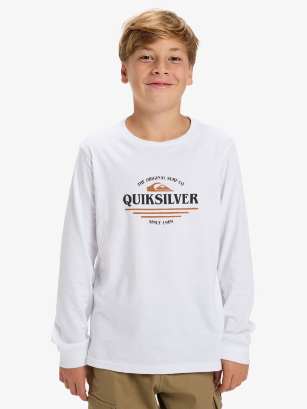 Ev Type Line - Long Sleeve T-Shirt for Boys 8-16  EQBZT04919