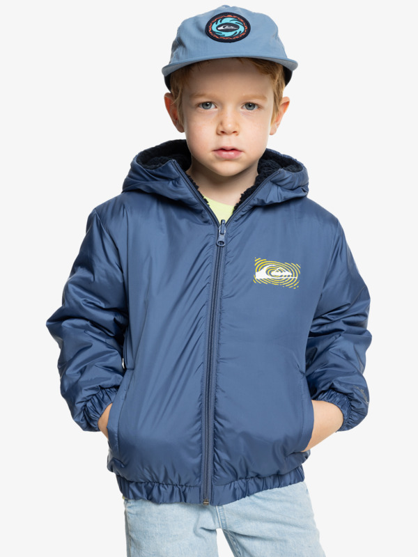 All Seas - Reversible Insulated Hooded Jacket for Boys 2-7yrs  EQKJK03125