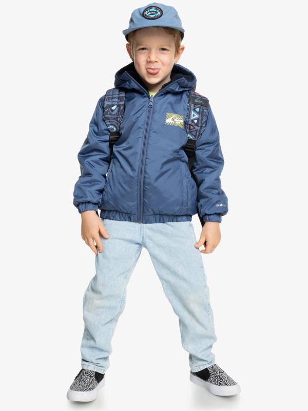 All Seas - Reversible Insulated Hooded Jacket for Boys 2-7yrs  EQKJK03125