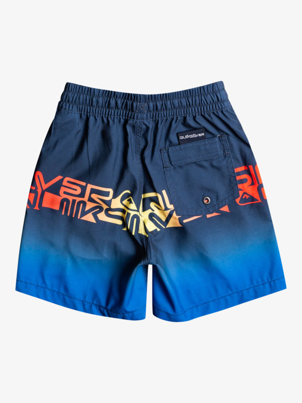 Word block 12" - Swim Shorts for Boys 2-7 EQKJV03208