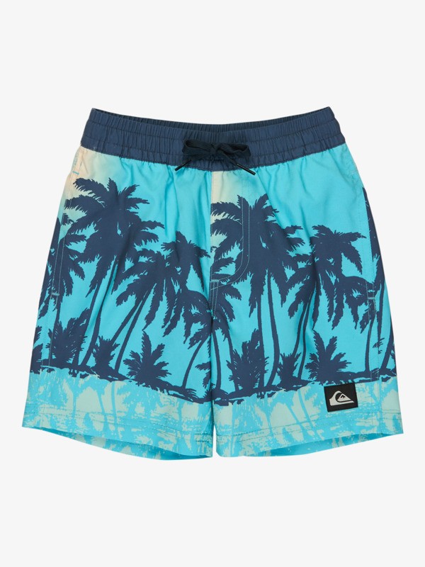 Everyday Printed Volley 13" - Swim Shorts for Boys 2-7  EQKJV03269