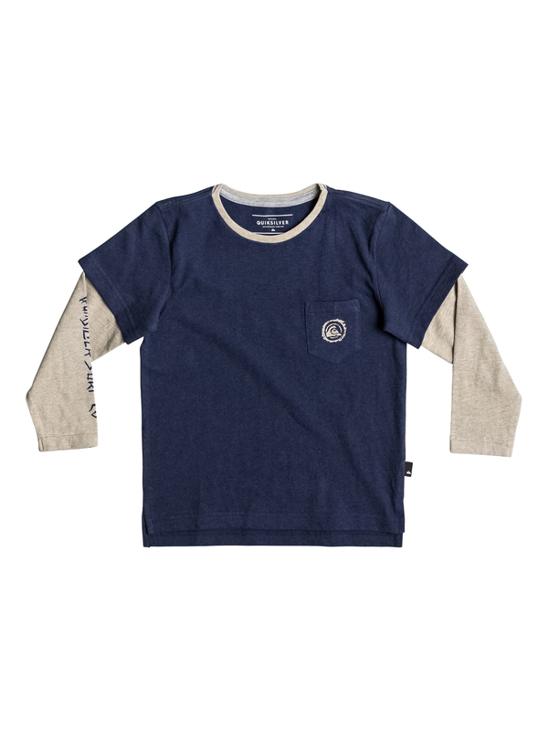 Retro Beach - Double Sleeve T-Shirt for Boys 2-7  EQKKT03162