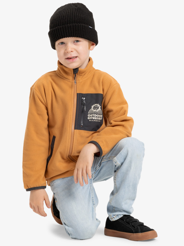 Ice Field - Full Zip Fleece for Boys  EQKPF03013