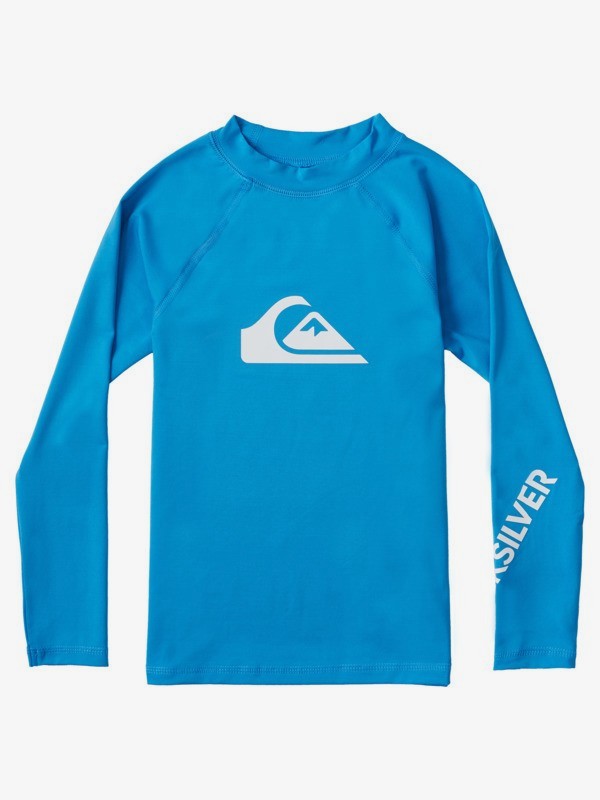 All Time - Long Sleeve UPF 50 Rash Vest for Boys 2-7  EQKWR03082