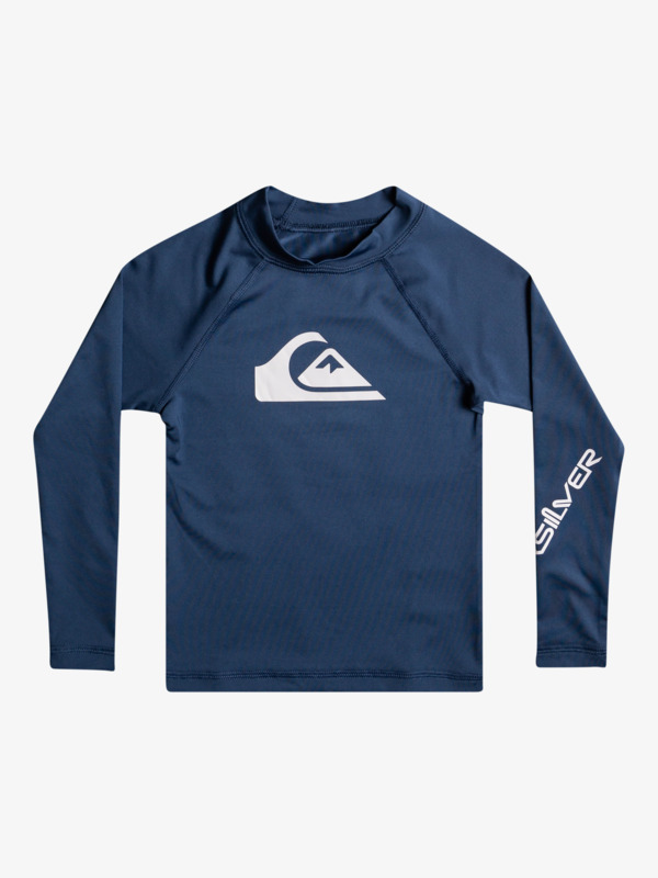 All Time - Long Sleeve UPF 50 Rash Vest for Boys 2-7  EQKWR03121