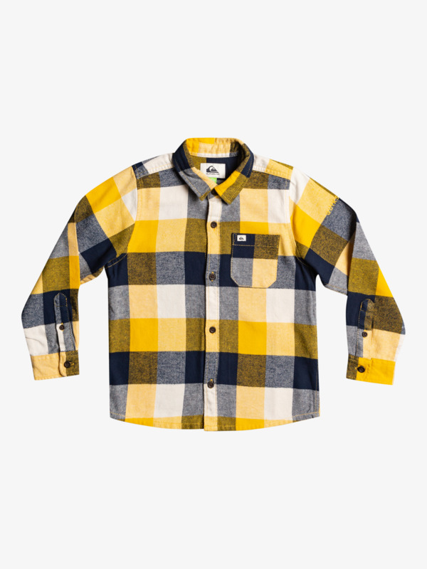 Motherfly - Long Sleeve Flannel Shirt for Boys 2-7  EQKWT03227