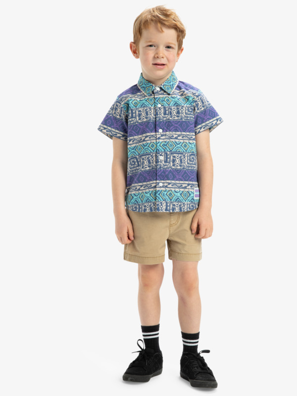 Global Heat - Short Sleeves Shirt for Boys 2 - 7  EQKWT03253