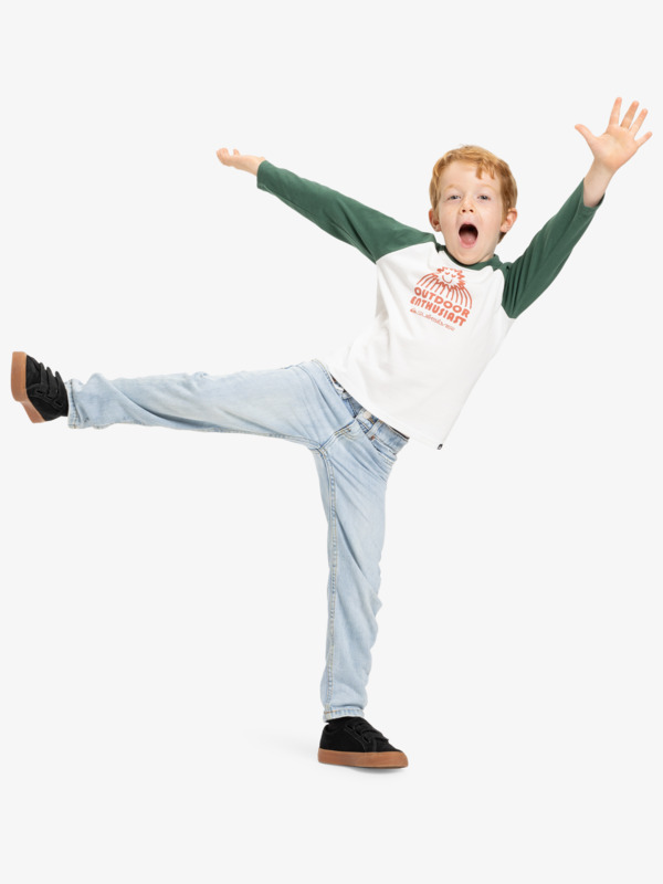 Ev Spot On Raglan - Long Sleeve T-Shirt for Boys  EQKZT03574