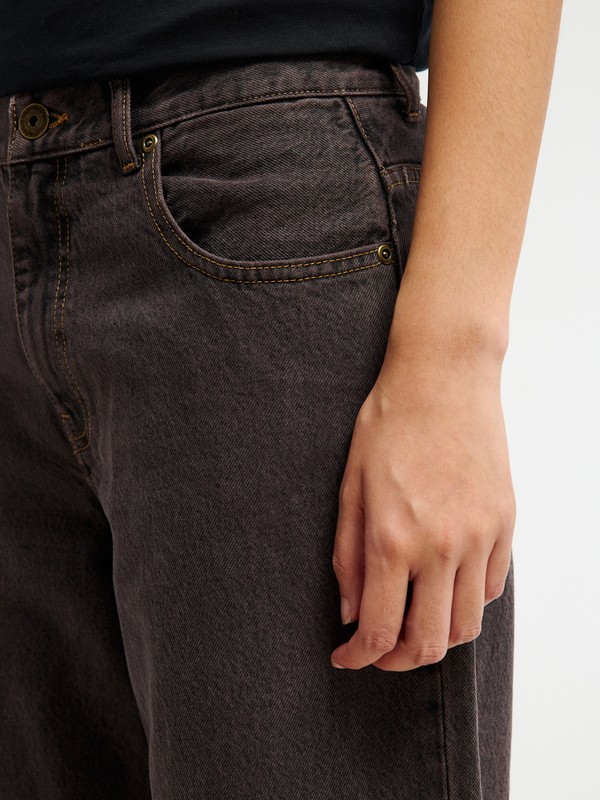 QSW Wide Crop Denim  EQWDP03031