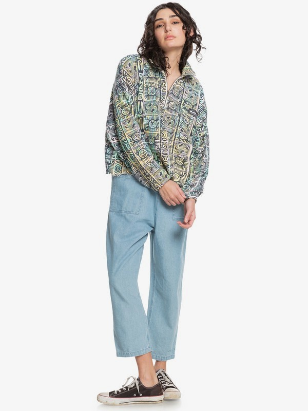 Quiksilver Womens Flying Over - Organic Half Zip Sweatshirt for Women EQWFT03056
