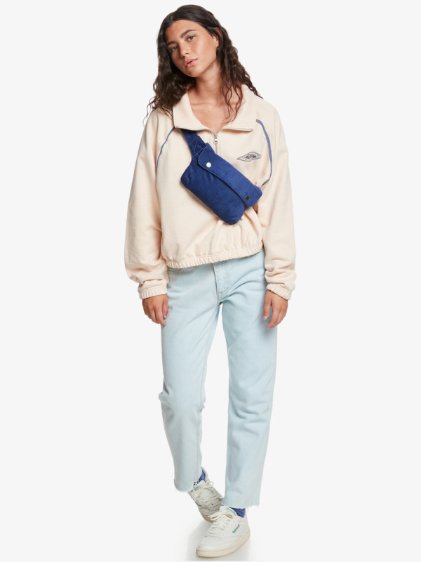 Craft Heritage - Cropped Half-Zip Sweatshirt for Women EQWFT03101