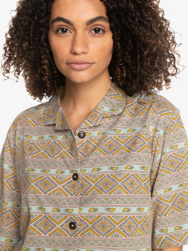 Heritage Symbols - Organic Cropped Shirt for Women EQWFT03112