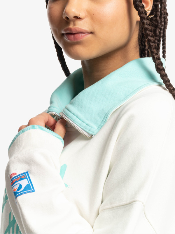Quiksilver x Stranger Things Lenora - Half-Zip Sweatshirt for Women  EQWFT03161