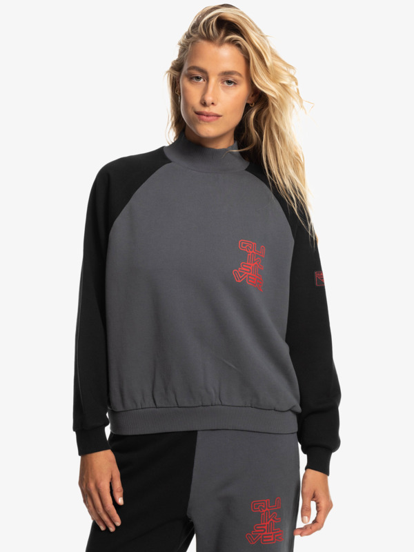 Quiksilver x Stranger Things Upside Down - Oversized Sweatshirt for Women  EQWFT03162