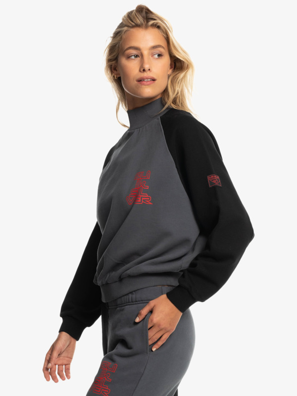 Quiksilver x Stranger Things Upside Down - Oversized Sweatshirt for Women  EQWFT03162