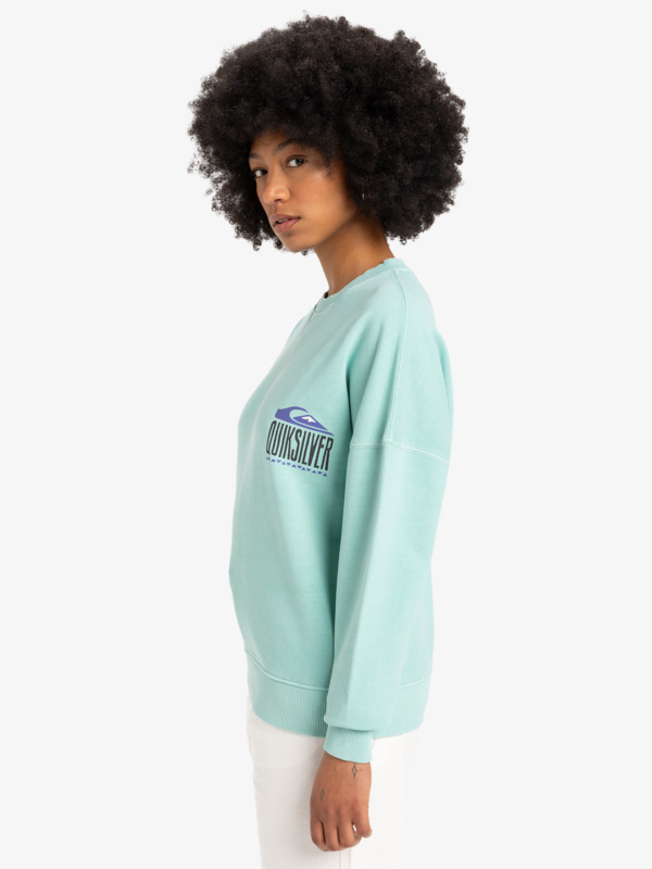 Oversized - Crew Neck Sweatshirt for Women  EQWFT03179