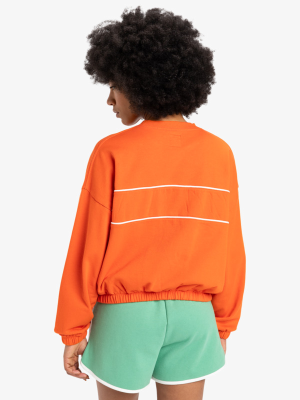 Crop Over - Crew Neck Sweatshirt for Women  EQWFT03181