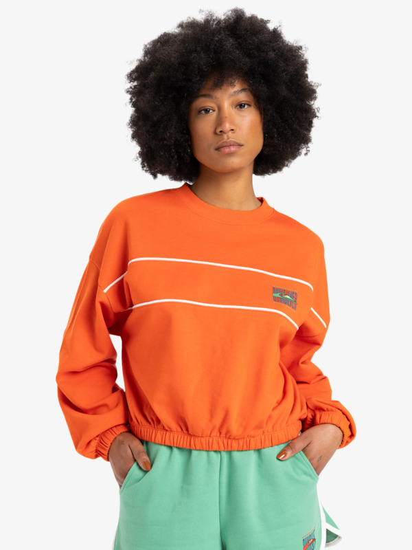 Crop Over - Crew Neck Sweatshirt for Women  EQWFT03181