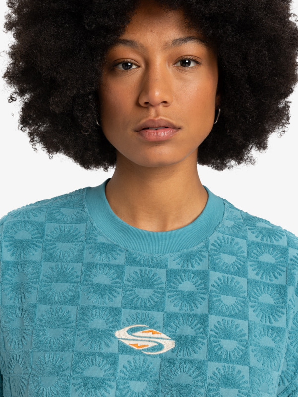 Tropic Day Sponge - Sweater Fleece for Women  EQWFT03183