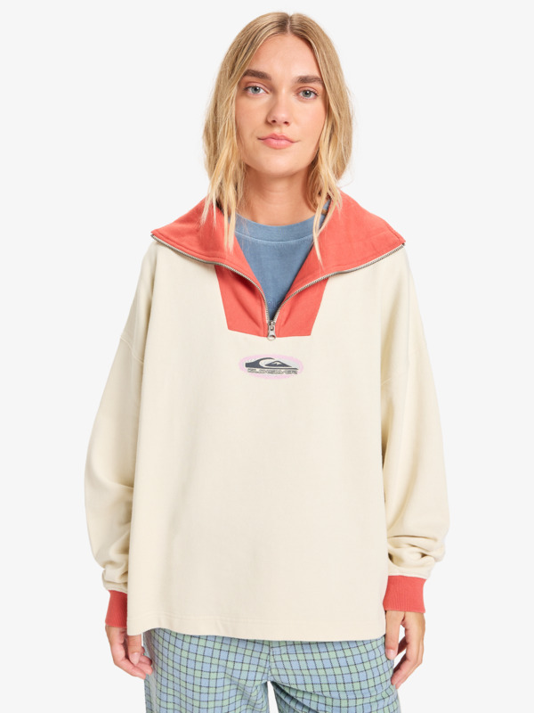 Sungai Block - Half Zip for Women  EQWFT03192