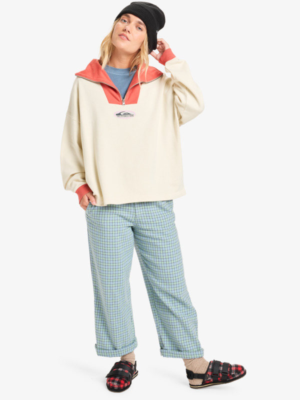 Sungai Block - Half Zip for Women  EQWFT03192