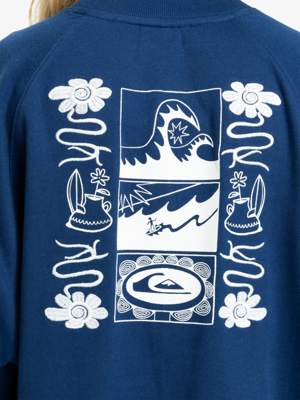 Graphic - Crew Neck Sweater for Women  EQWFT03198