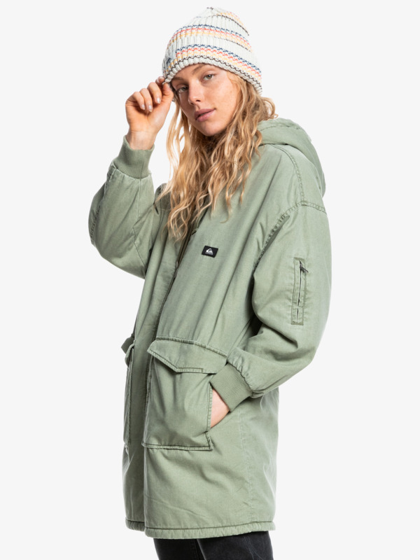 Quiet Shelter - Military Parka Jacket for Women EQWJK03049