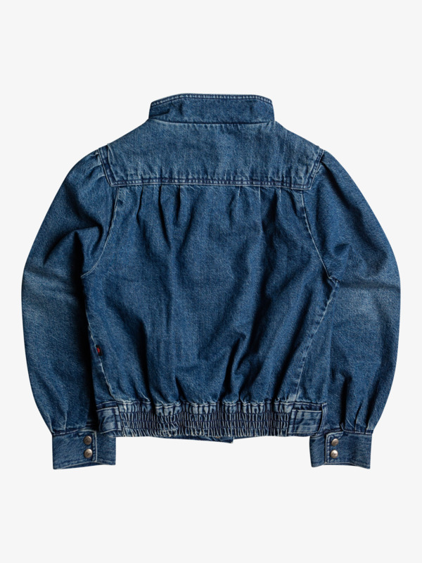 Quiksilver x Stranger Things The Nancy - Vintage Style Denim Jacket for Women  EQWJK03076