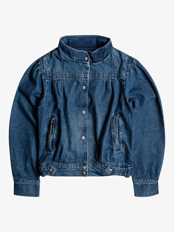 Quiksilver x Stranger Things The Nancy - Vintage Style Denim Jacket for Women  EQWJK03076