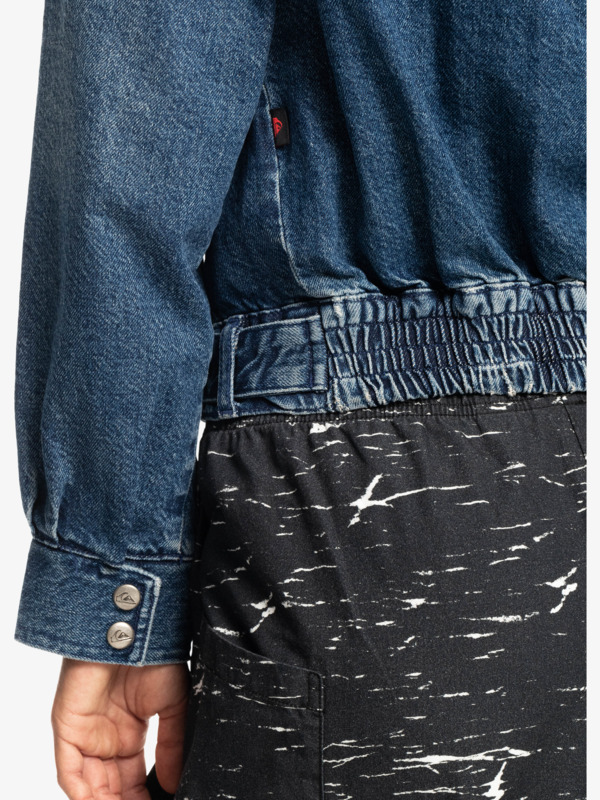 Quiksilver x Stranger Things The Nancy - Vintage Style Denim Jacket for Women  EQWJK03076