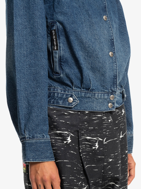 Quiksilver x Stranger Things The Nancy - Vintage Style Denim Jacket for Women  EQWJK03076