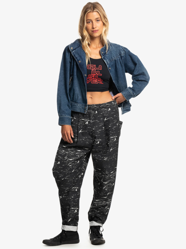 Quiksilver x Stranger Things The Nancy - Vintage Style Denim Jacket for Women  EQWJK03076