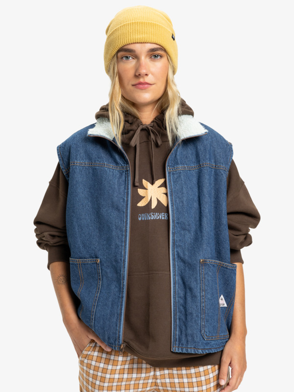 Road By Night Lined - Denim Jacket for Women  EQWJK03081