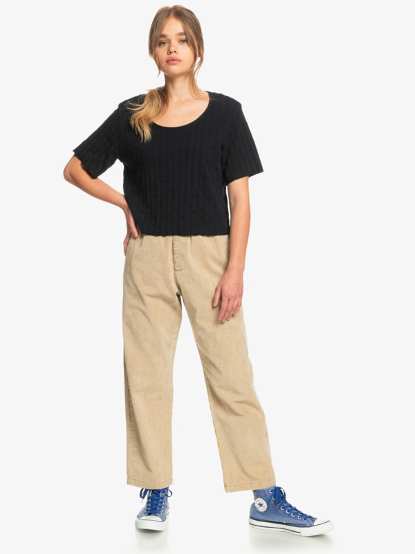 Wild Westland - Organic Short Sleeve Top for Women  EQWKT03089